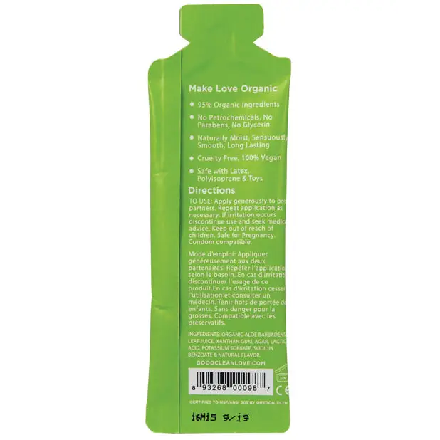 Good Clean Love Almost Naked Organic Personal Lubricant - 5 ml Foil - Lubricants