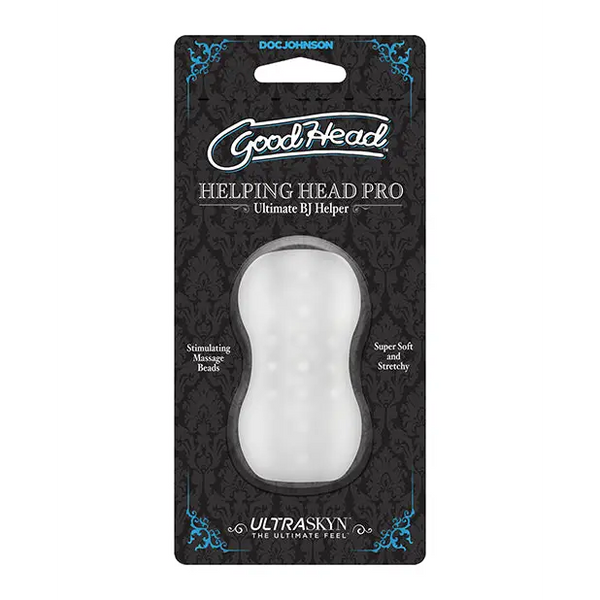 GoodHead Helping Head Pro ULTRASKYN Stroker - Frost - Dolls & Masturbators