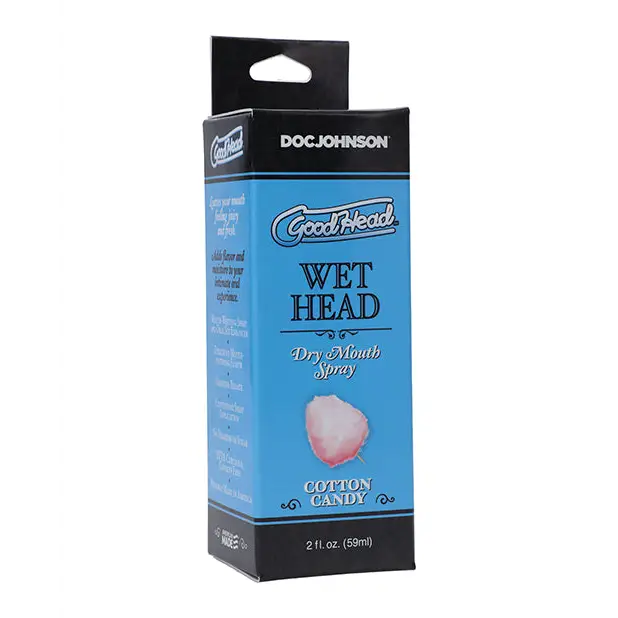 GoodHead Juicy Head Dry Mouth Spray - 2 oz Cotton Candy - Sexual Enhancers