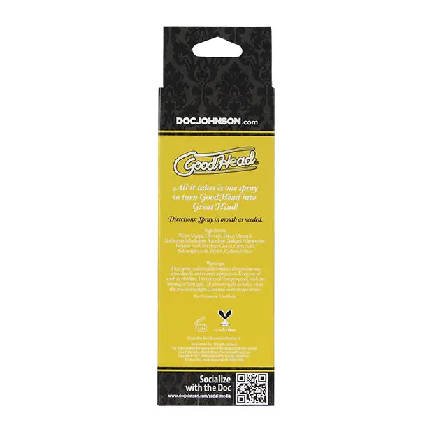 GoodHead Juicy Head Dry Mouth Spray - 2 oz Pineapple - Sexual Enhancers