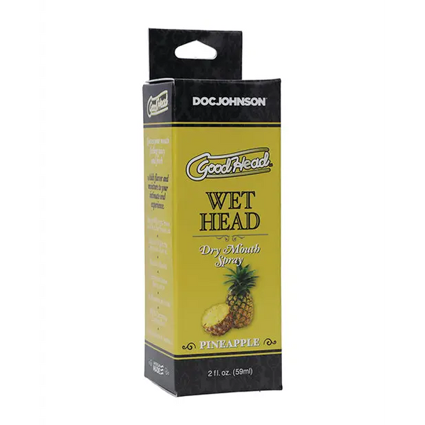 GoodHead Juicy Head Dry Mouth Spray - 2 oz Pineapple - Sexual Enhancers