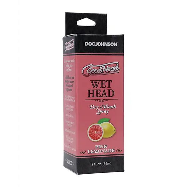 GoodHead Juicy Head Dry Mouth Spray - 2 oz Pink Lemonade - Sexual Enhancers