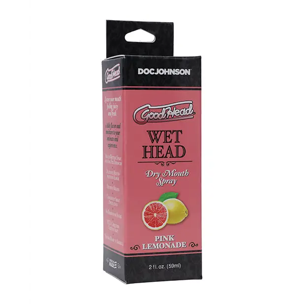 GoodHead Juicy Head Dry Mouth Spray - 2 oz Pink Lemonade - Sexual Enhancers
