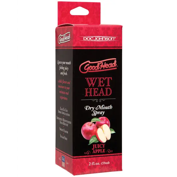 GoodHead Juicy Head Dry Mouth Spray - 2 oz Red Apple - Sexual Enhancers