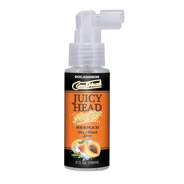 GoodHead Juicy Head Dry Mouth Spray - 2 oz Sour Peach