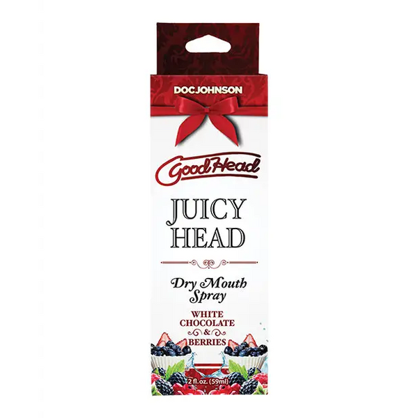 GoodHead Juicy Head Dry Mouth Spray - 2 oz White Chocolate & Berries - Sexual Enhancers