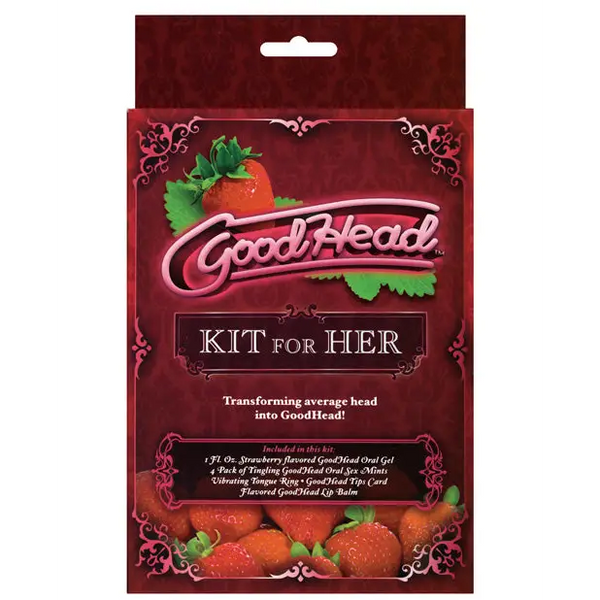 GoodHead Kit for Her - Strawberry - Sexual Enhancers