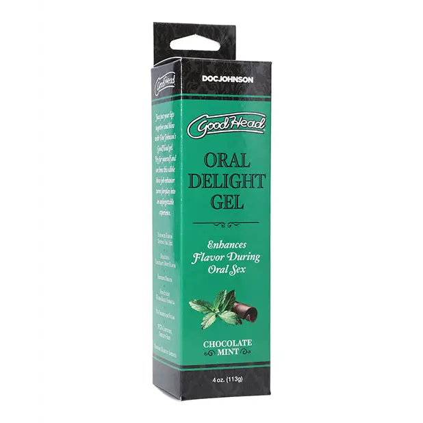 GoodHead Oral Delight Gel - 4 oz Chocolate Mint - Sexual Enhancers