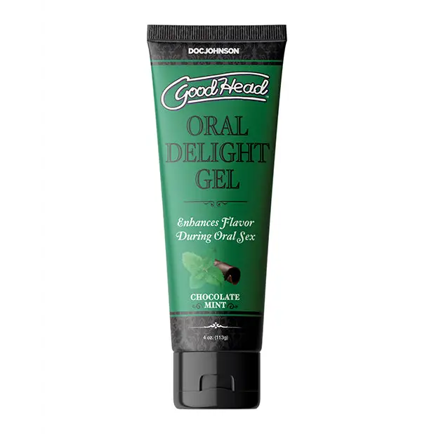 GoodHead Oral Delight Gel - 4 oz Chocolate Mint - Sexual Enhancers