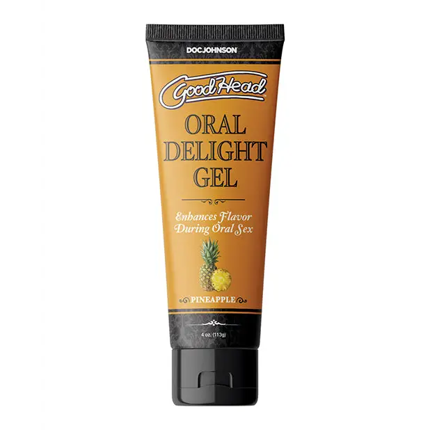 GoodHead Oral Delight Gel - 4 oz Pineapple - Sexual Enhancers