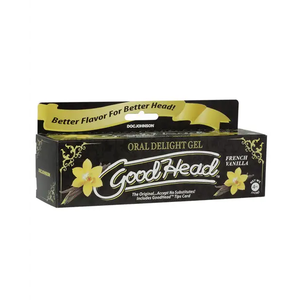 GoodHead Oral Gel - 4 oz French Vanilla - Sexual Enhancers