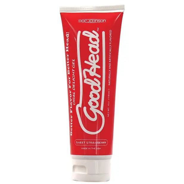GoodHead Oral Gel - 4 oz Sweet Strawberry - Sexual Enhancers