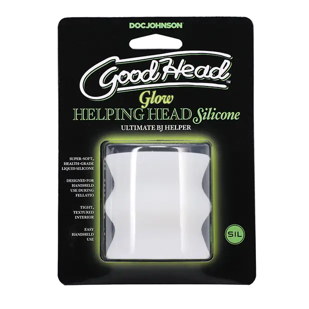 GoodHead Silicone Glow Helping Head - Frost