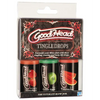 GoodHead Tingle Drops Kit - Strawberry/Green Apple/Watermelon - Sexual Enhancers