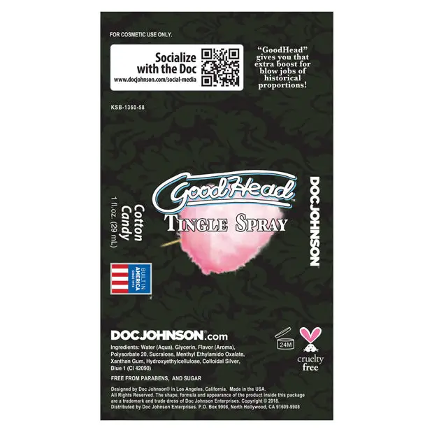 GoodHead Tingle Spray - Cotton Candy - Sexual Enhancers