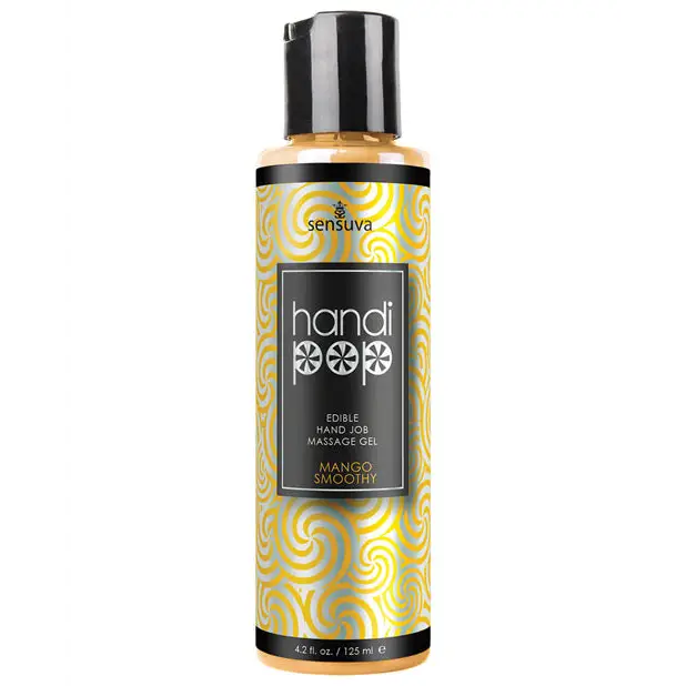 Handipop Hand Job Massage Gel - 4.2 oz Bottle Mango Smoothie - Lubricants