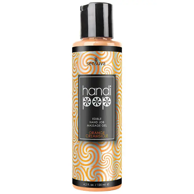 Handipop Hand Job Massage Gel - 4.2 oz Orange Creamsicle - Lubricants