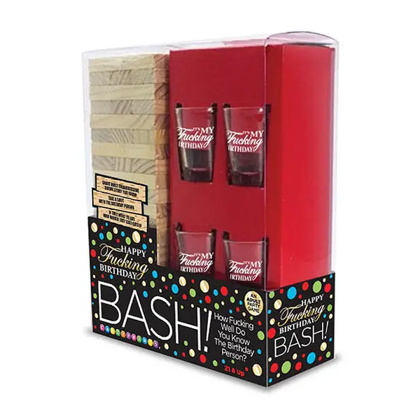 Happy Fucking Birthday Bash Drinking Game - Bachelorette & Party Supplies