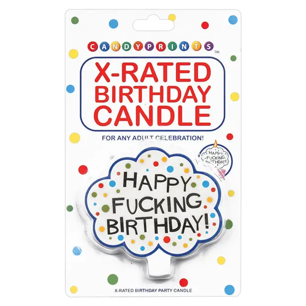 Happy Fucking Birthday Candle - Bachelorette & Party Supplies