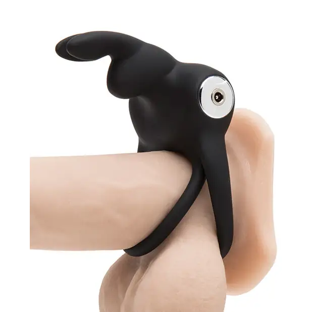 Happy Rabbit Cock Ring - Black - Stimulators