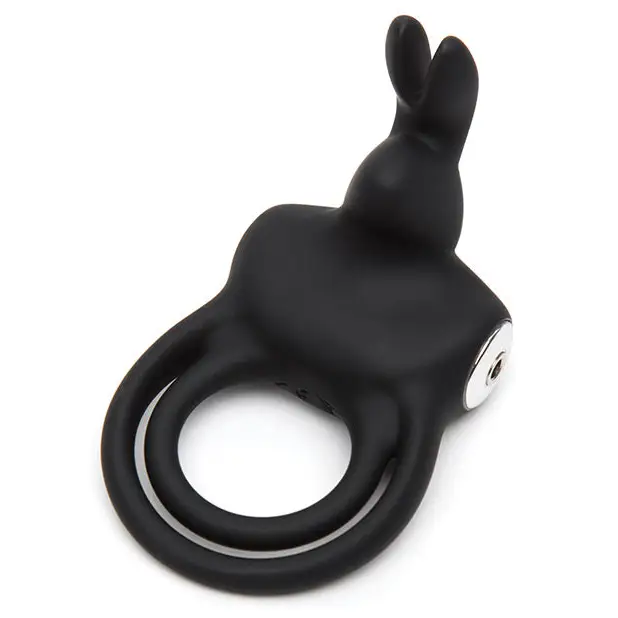 Happy Rabbit Cock Ring - Black - Stimulators