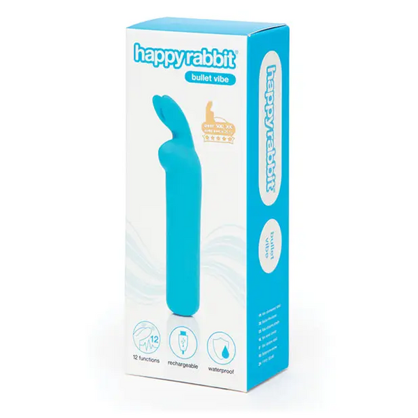 Happy Rabbit Rechargeable Bullet - Blue - Stimulators