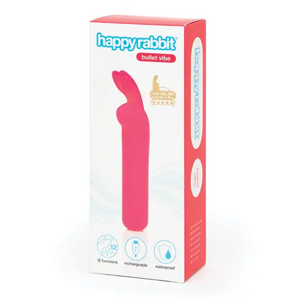 Happy Rabbit Rechargeable Bullet - Pink - Stimulators