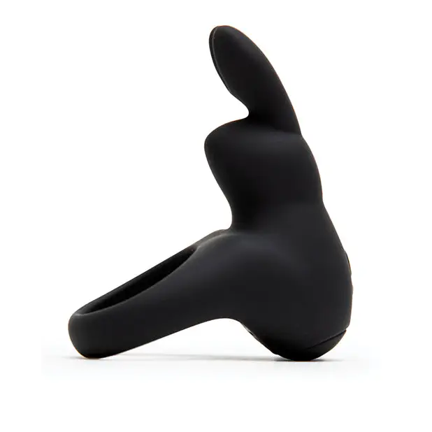 Happy Rabbit Rechargeable Cock Ring - Black - Penis Enhancement