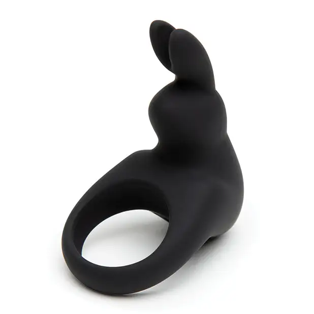 Happy Rabbit Rechargeable Cock Ring - Black - Penis Enhancement