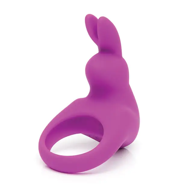 Happy Rabbit Rechargeable Cock Ring - Purple - Penis Enhancement