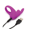 Happy Rabbit Rechargeable Cock Ring - Purple - Penis Enhancement