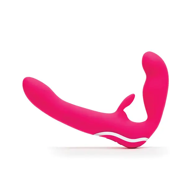 Happy Rabbit Strapless Strap on Rabbit Vibe - Pink - Vibrators