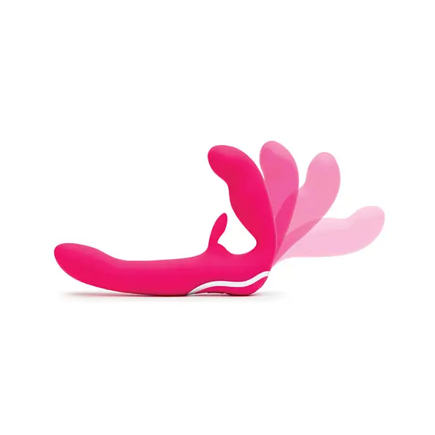 Happy Rabbit Strapless Strap on Rabbit Vibe - Pink - Vibrators