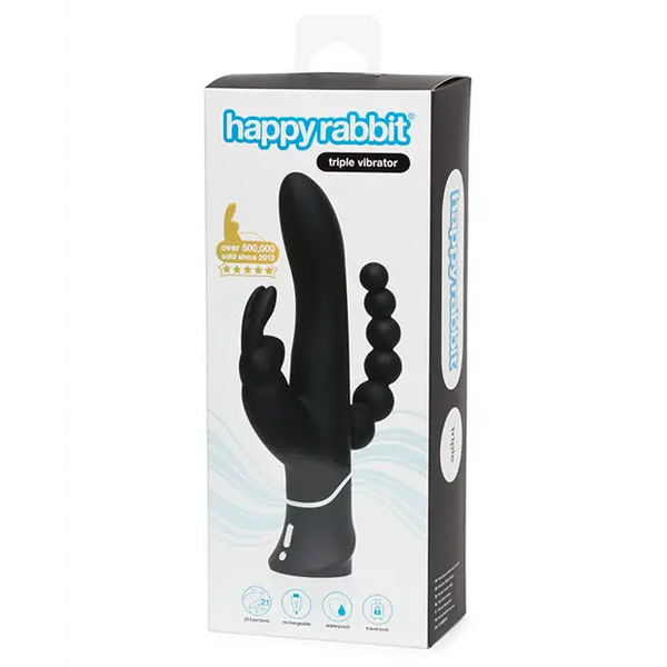 Happy Rabbit Triple Curve - Black - Vibrators