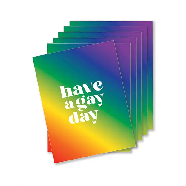 Have A Gay Day Naughty Greeting Card - Bachelorette & Party Supplies