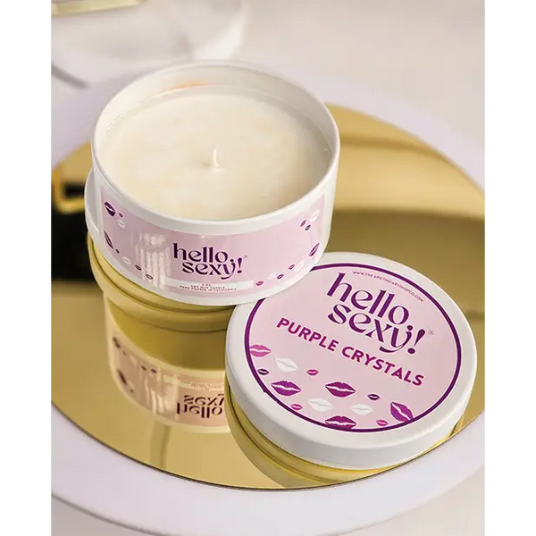 Hello Sexy! Candle - Purple Crystal - Setting The Mood