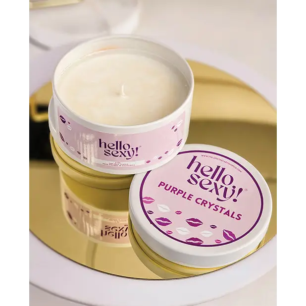 Hello Sexy! Candle - Purple Crystal - Setting The Mood