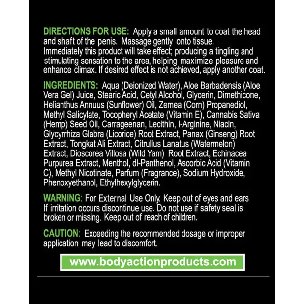 HemPleasure for Men -.5 oz Bottle - Sexual Enhancers