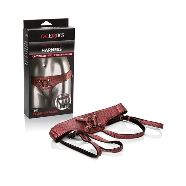 Her Royal Harness The Regal Empress - Red - Strap Ons