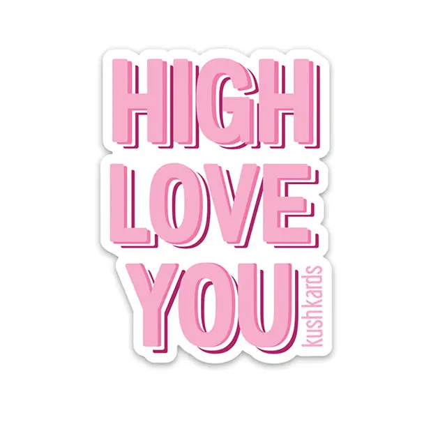 High Love Naughty Sticker - Pack of 3 - Novelties