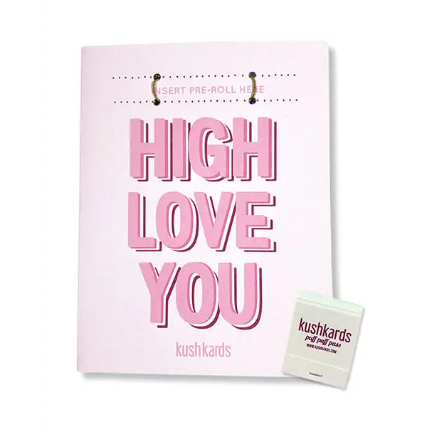 High Love You Greeting Card w/Matchbook - Bachelorette & Party Supplies