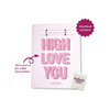 High Love You Greeting Card w/Matchbook - Bachelorette & Party Supplies