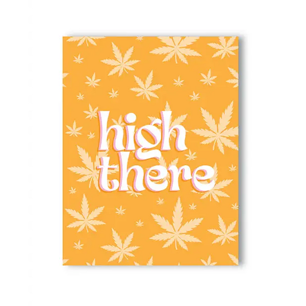High There 420 Greeting Card - Bachelorette & Party Supplies