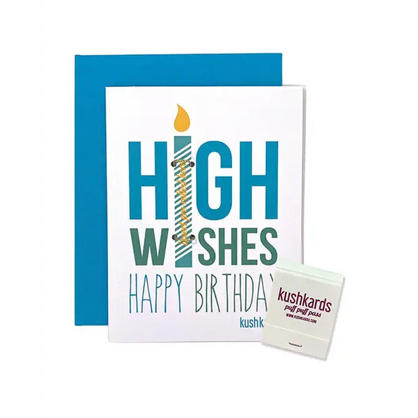 High Wishes Greeting Card w/Matchbook - Bachelorette & Party Supplies