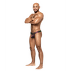 Hocus Pocus Stretch Poly Spandex Uplift Bong Thong Purple S/M - Lingerie - Packaged