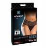 Hookup Panties Crotchless Love Garter Black S-L - Stimulators