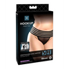 Hookup Panties Crotchless Love Garter Black XL-XXL - Stimulators