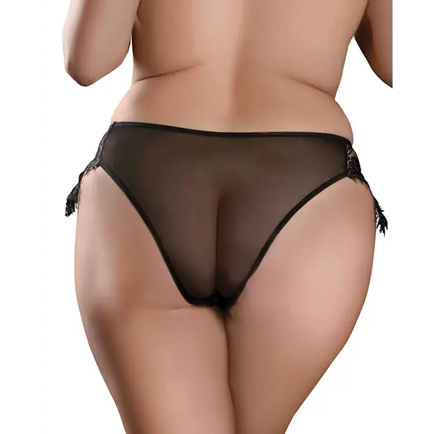 Hookup Panties Remote Princess Panty Black XL-XXL - Stimulators