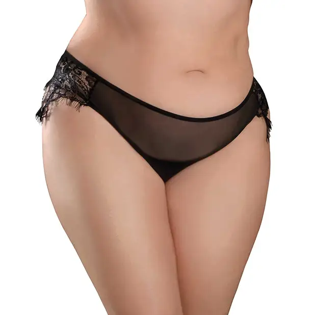Hookup Panties Remote Princess Panty Black XL-XXL - Stimulators