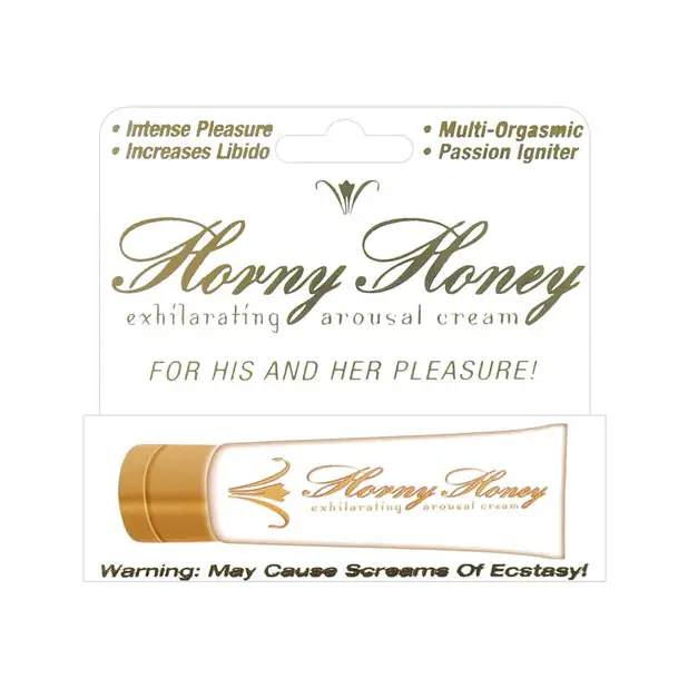 Horny Honey Stimulating Arousal Cream - 1 oz - Sexual Enhancers
